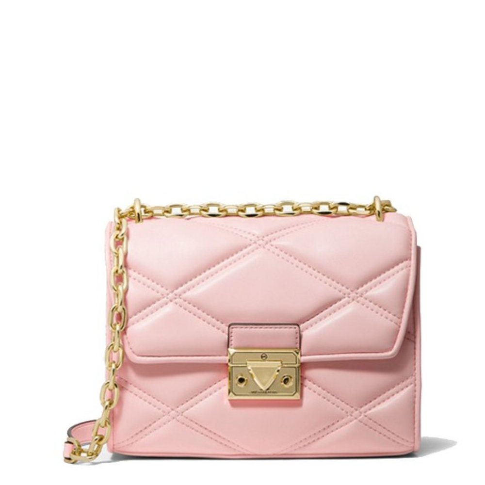 Michael Kors NEW! Serena Small Quilted Faux Leather Crossbody Bag w/TAGS!